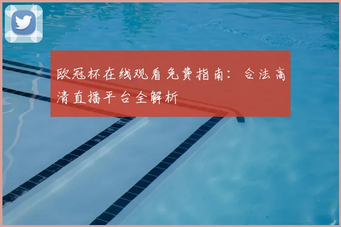 欧冠杯在线观看免费指南：合法高清直播平台全解析